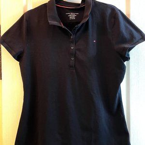 Tommy Hilfiger Classic Fit XL Black short sleeve polo